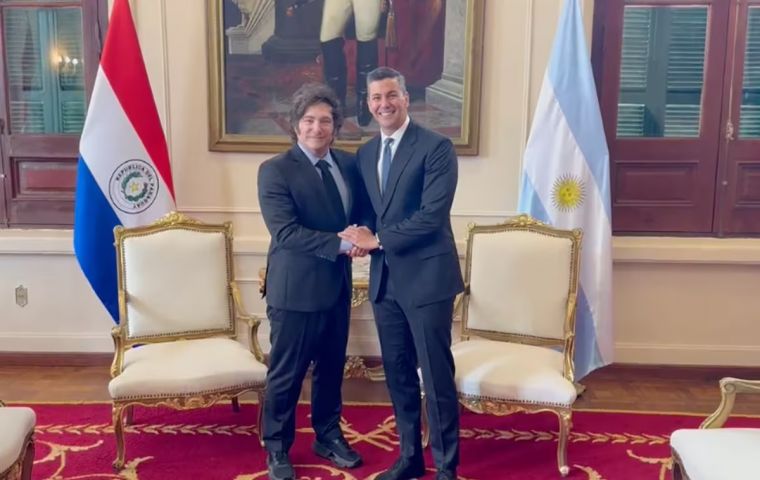 Milei concede gran importancia a la relación con Paraguay y el presidente Peña, explicó Nielsen