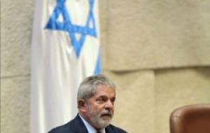 Lula gestiona un acuerdo comercial entre el Mercosur e Isreal