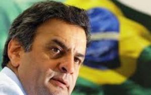 Aecio Neves es un pre-candidato presidencial con fuerte respaldo en los círculos industriales de Brasil 
