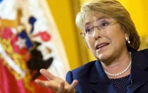  “La presidenta Bachelet no adoptará una decisión hasta escuchar a todos los actores políticos relevantes en esta materia”