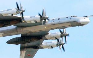 Bombarderos de largo alcance rusos extenderán sus patrullajes regulares hasta  una zona que va del Océano Ártico hasta el Caribe y el Golfo de México