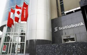 Scotiabank es el tercer banco de Canadá y presente en 55 países, ha centrado su crecimiento en Latinoamérica en Chile, México, Colombia y Perú.