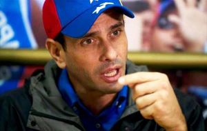 ”Brasil tiene canales directos con Maduro y tiene que decirle que es preciso facilitar la observación internacional de las elecciones”, dijo el líder Capriles