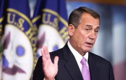 “Prolongar la crisis que vive el liderazgo haría un daño irreparable a la institución”, dijo Boehner, presidente de la Cámara baja