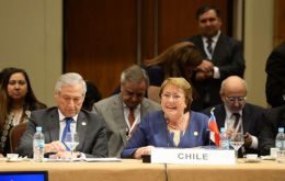  Bachelet resaltó lo beneficioso para Chile que es Mercosur ya que los países del bloque reciben la cuarta parte de la exportación de manufactura chilena. 