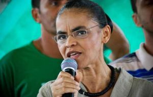 Marina Silva, tercera en las presidenciales de 2014, lanzó una campaña para que el Tribunal Superior Electoral declare nulo el mandato de Dilma y Temer