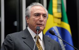 Pido a “partidos políticos, liderazgos, entidades organizadas, al pueblo brasileño que me preste su colaboración para sacar al país de esta gran crisis”, dijo Temer