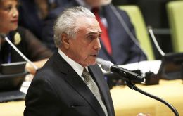 El de Temer será el primer discurso ante la Asamblea. Será también su segunda exposición internacional como mandatario confirmado tras la caída de Rousseff