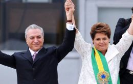 El TSE examina si la fórmula Dilma Rousseff (PT)-Michel Temer (PMDB), que resultó reelecta en esos comicios, cometió abusos de poder político y económico
