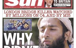 “¿Por qué no pararon al yihadista de la tele?” , tituló el diario The Sun en portada, y The Daily Mirror se preguntaba “¿Cómo diablos se les pudo escabullir?” .