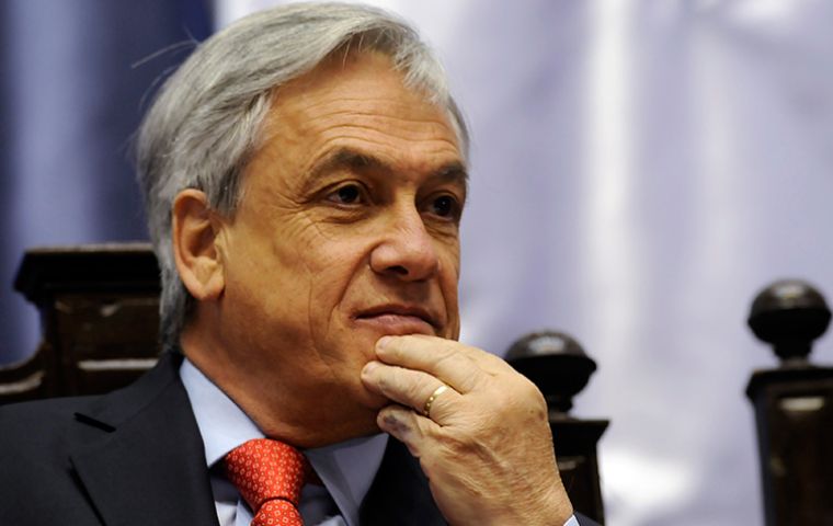  “Me parece muy impudente e irresponsable que un gobierno le deje al próximo una carga y un desequilibrio tan grande de las cuentas fiscales”, dijo Piñera 