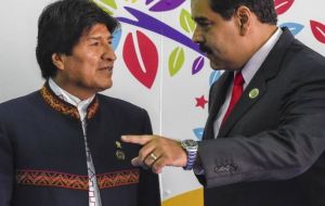 “Mi condena, mi repudio a un grupo llamado Grupo de Lima. (...) Son amigos de Trump, que no quieren que Maduro participe en la Cumbre de las Américas”