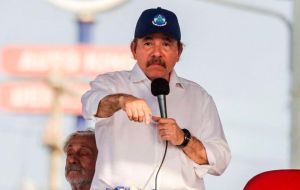 Ortega se dirigió a los miles de simpatizantes sandinistas y dejó un claro mensaje a los sectores que piden su dimisión y la convocatoria de elecciones anticipadas.