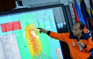 Según la agencia de Gestión de Desastres (BNPB), la fosa en las afueras de Palu, la localidad más afectada, ya tiene 821 de los 832 muertos registrados