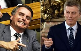 La conversación entre ambos llegó tras el curioso saludo que envió Bolsonaro, “Un abrazo a Macri. Felicitaciones por haber sacado a la Dilma Kirchner”