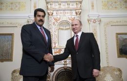 Maduro y Putin, en 2015