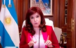CFK subrayó que los abogados de la Banda de los Copos de Nieve estaban vinculados a legisladores macristas