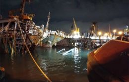 Nadie resultó herido en el incidente, informaron las autoridades portuarias de Montevideo