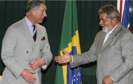 Lula y Carlos ya estuvieron juntos en 2009, cuando el entonces Príncipe de Gales visitó el Palacio de Planalto