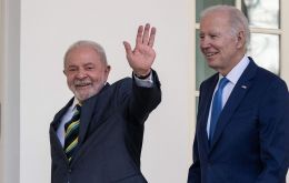 Lula “tuvo un momento de gran felicidad” cuando vio a Biden decir a los trabajadores que se mantuvieran firmes