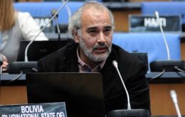“Esto es neocolonialismo llamado colonialismo del carbono”, advirtió el representante de Bolivia, Diego Pacheco 
