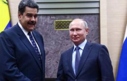 Maduro fue invitado a visitar a Putin en Rusia el próximo año