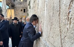Milei llegó a Israel para cumplir una promesa electoral