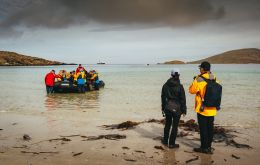 Stevens dedicó unas palabras para enumerar los desafíos que enfrentó la industria del turismo en las Falklands en este ejercicio