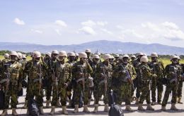Kenia tiene la intención de enviar un total de 1.000 efectivos, de los cuales los primeros 400 han llegado a su destino