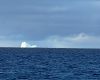 Estos icebergs suelen derretirse cuando entran en aguas más cálidas, explicó un oficial de la PNA