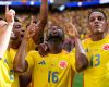 Un preciso cabezazo de Jefferson Lerma (16) a los 39 minutos le dio a Colombia el gol decisivo