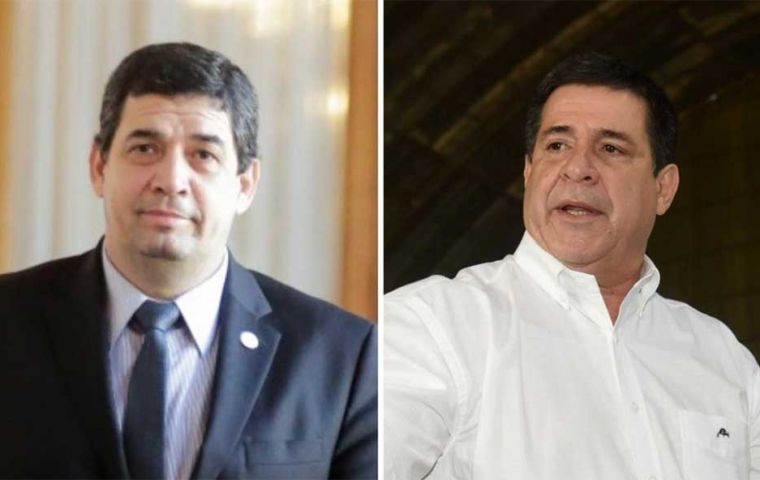 Velázquez  y Cartes han sido declarados “muy corruptos” por las autoridades estadounidenses 