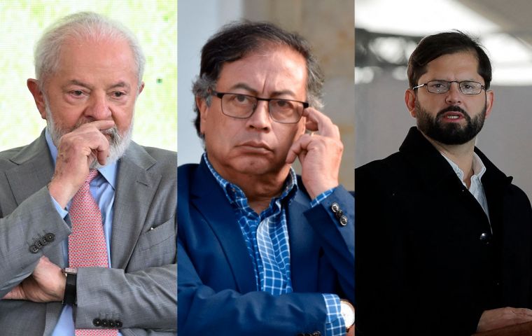 Lula, Boric y Petro insisten en que Maduro debe aceptar el resultado de las elecciones del domingo