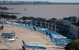 El Aeroparque es la segunda terminal aérea más transitada de Argentina