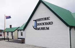  Vista del Museo que se ha convertido en punto de referencia obligado del acerbo histórico y patrimonial de las Falklands 