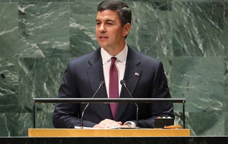 Peña también ratificó la posición de Paraguay a favor de Ucrania, Israel y Taiwán en los conflictos mundiales en curso