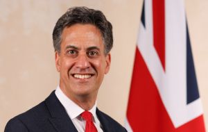 Ed Miliband, Secretario de Energía del Reino Unido 