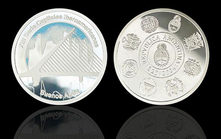 El BCRA emitió 2.500 piezas de esta nueva moneda conmemorativa, acuñada en plata 925, con un valor nominal de AR$ 25 