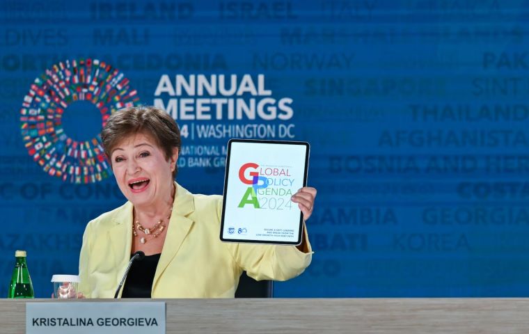 “Vemos las mejoras”, admitió Georgieva