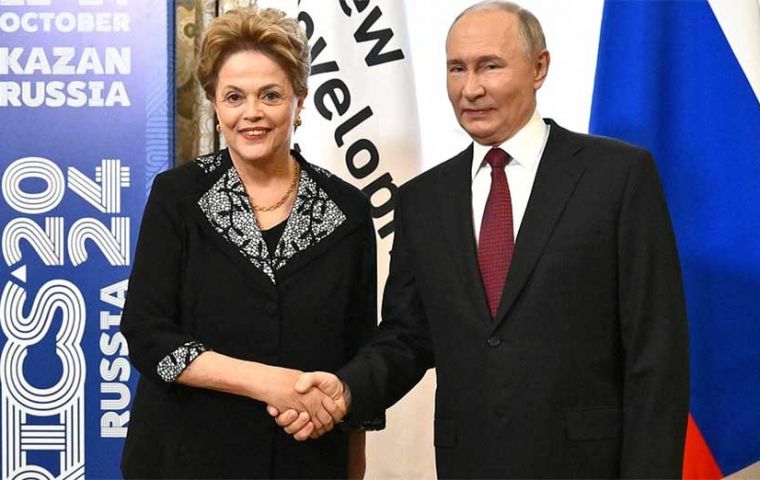 Rousseff y Putin  se reunieron a principios de semana, pero está por ver si ella está interesada en la nueva oferta de trabajo