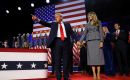 Trump pasaba la noche en su residencia de Mar-a-Lago antes de que se confirme su victoria (Foto Reuters)