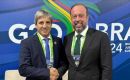 Caputo (I) y Silveira se reunieron al margen de la Cumbre del G20 en Río