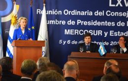 “El Mercosur aportará importantes beneficios a los consumidores y a las empresas de ambas partes”, dijo Von der Leyen 