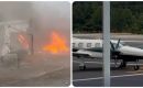 El avión de Galeazzi cayó en una zona densamente poblada