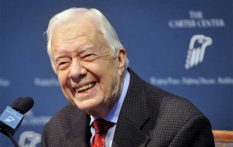 Jimmy Carter fue el 39º Presidente de los Estados Unidos