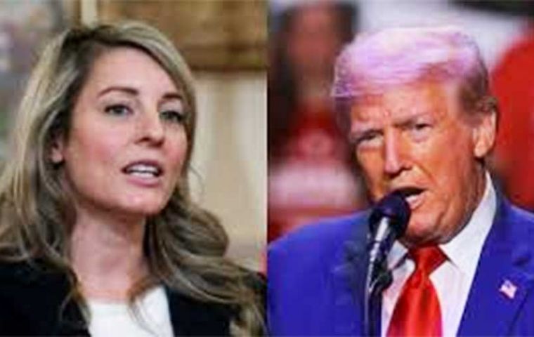 Joly dijo que Trump estaba causando “imprevisibilidad y caos”