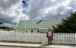  La Profesora Penny Endersby, Directora de la Oficina Meteorológica del Reino Unido estuvo de visita en Falklands