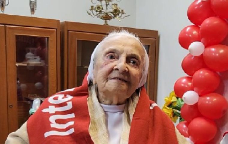 La Hermana Inah era hincha del Sport Club Internacional (Inter) de Porto Alegre
