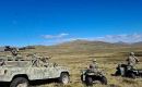 Elementos de FIDF de maniobras en los campos despejados y rocosos de las Falklands