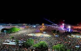 El evento de Lady Gaga superó ampliamente los 1,6 millones que fueron a ver a Madonna el año pasado